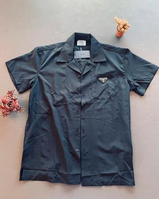 camicia estiva nera