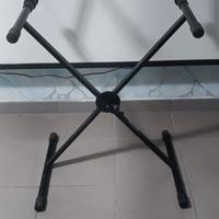 Cavalletto reggi tastiere doppio Quik Lok System