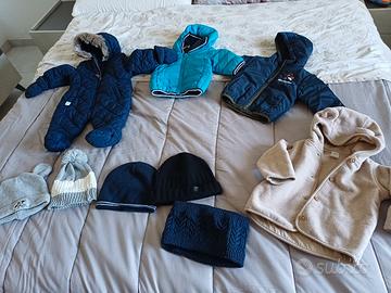 set giubbini + accessori lana 