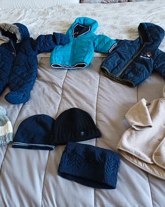 set giubbini + accessori lana 