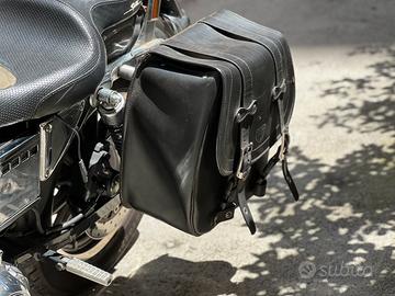 Borsa in cuoio per Moto