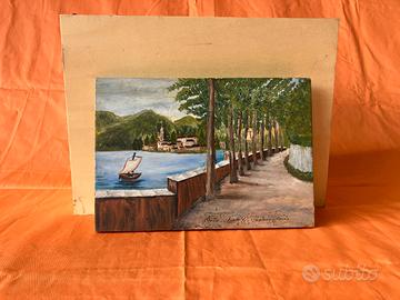 Dipinto a olio su legno