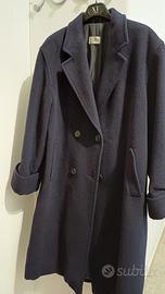 CAPPOTTO ILIA LANA E CASHMERE BLU 50-VINTAGE