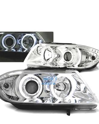 FARI BMW E90 E91 05-08 OCCHI ANGEL CCFL CROMATI