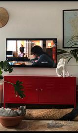 Mobile industrial metallo IKEA rosso