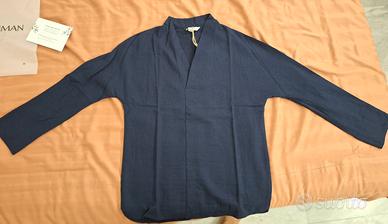 Camicia Shinu Blu Giapponese, Coreana, Cinese