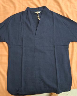 Camicia Shinu Blu Giapponese, Coreana, Cinese
