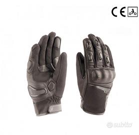 GUANTO PELLE SPORTIVO MOTO OJ G213 NERO PROTEZIONI