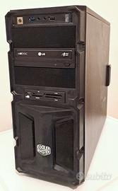 Case Cooler Master + CPU + SSD + Alimentatore + SV