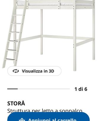 letto a soppalco  ikea