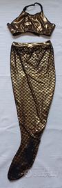 Costume da sirena bambina 5/6/7 anni