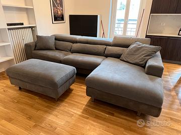 Divano letto Poltronesofà con pouf contenitore
