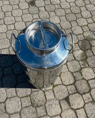 2 Taniche acciaio inox Sansone 50 L