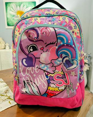 Zaino Trolley Scuola SJ Gang "Love Music"