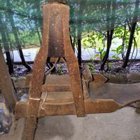 Macchina d'epoca per cardare la Lana 