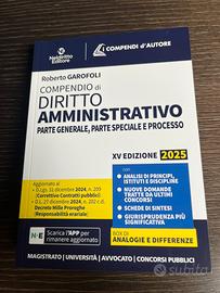 Compendio di diritto amministrativo 2025