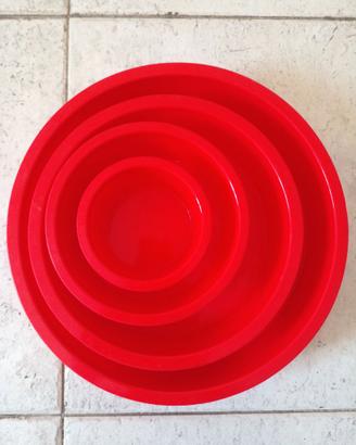 Stampi tondi in silicone - set di 4 pezzi