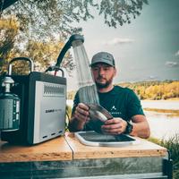 Doccia calda da viaggio - Caldaia a gas