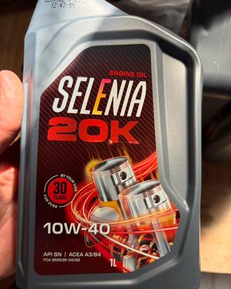 Olio selenia 10w40 confezioni da litro  20K