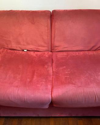 Divano letto usato rosso