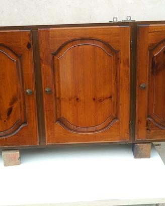 Pensile 3 sportelli cucina Snaidero pino rosso 