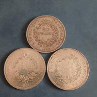 lotto franchi argento