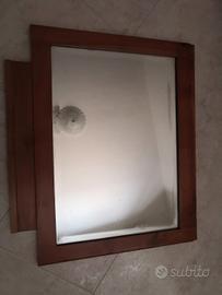 specchio seconda metà 900 in ciliegio