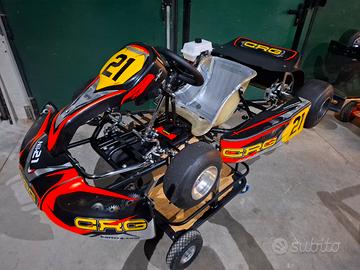 CRG puffo kart 50cc  3 - 7 anni 