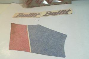SERIE ADESIVI GILERA BULLIT 344758 INCOMPLETA