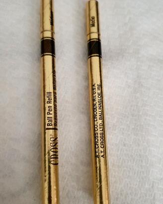 2× ricariche penna a sfera Cross med. 8513 nero 