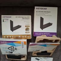 *coppia Netgear A6210 AC1200 USB 3.0 WiFi