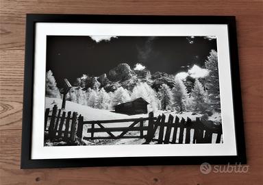 Quadro Fotografia e Cornice Dolomiti San Cassiano