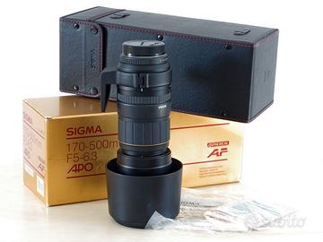 zoom SIGMA 170-500 f5.6-6.3 APO per Pentax