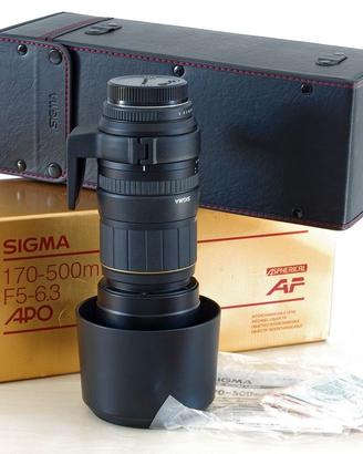 zoom SIGMA 170-500 f5.6-6.3 APO per Pentax