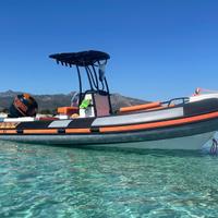 Gommone asso 61 yamaha 150 e rimorchio ellebi