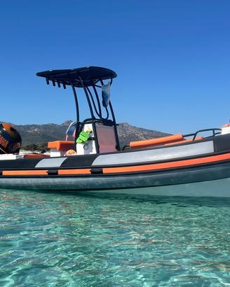 Gommone asso 61 yamaha 150 e rimorchio ellebi