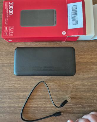 Redmi Caricatore 20000 mAh fast charge power bank