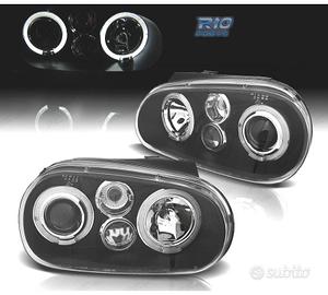 FARI VOLKSWAGEN VW GOLF 4 97-03 ANGEL EYES LED LOO