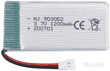 Batteria LiPo 3.7V 1200mAh per Syma X5SC e X5SW