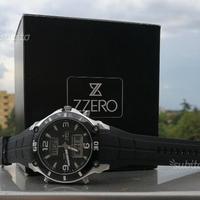 ZZERO Orologio polso uomo cinturino caucciù nero