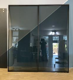 Porta Doppia Scorrevole in vetro