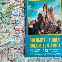 Mappa Dolomiti 1973