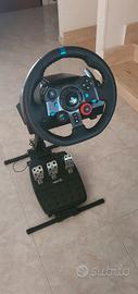 Volante Logitech G29 + supporto.
