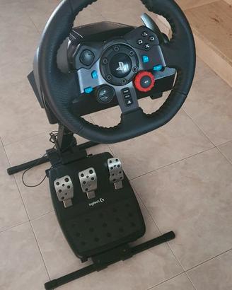 Volante Logitech G29 + supporto.