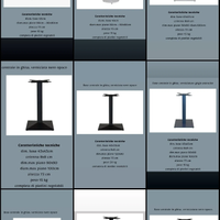 Base tavolo in fusione di ghisa per tavolo