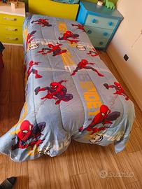 Trapunta singola invernale Cars e Spiderman 