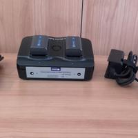 Doppio carica batterie per videocamere Sony