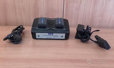 Doppio carica batterie per videocamere Sony