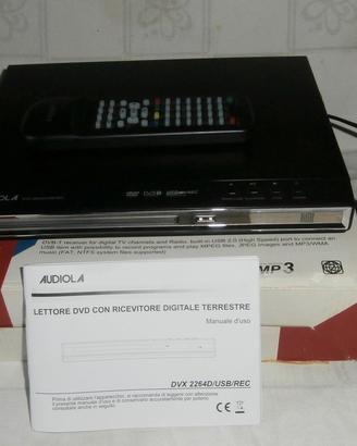 Lettore esterno dvd audiola dvx2264d scart
