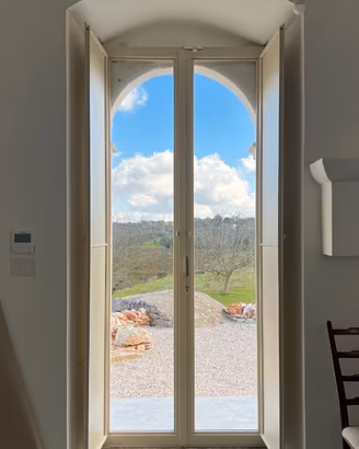 Finestre e porte in ferro con vetro - come nuove